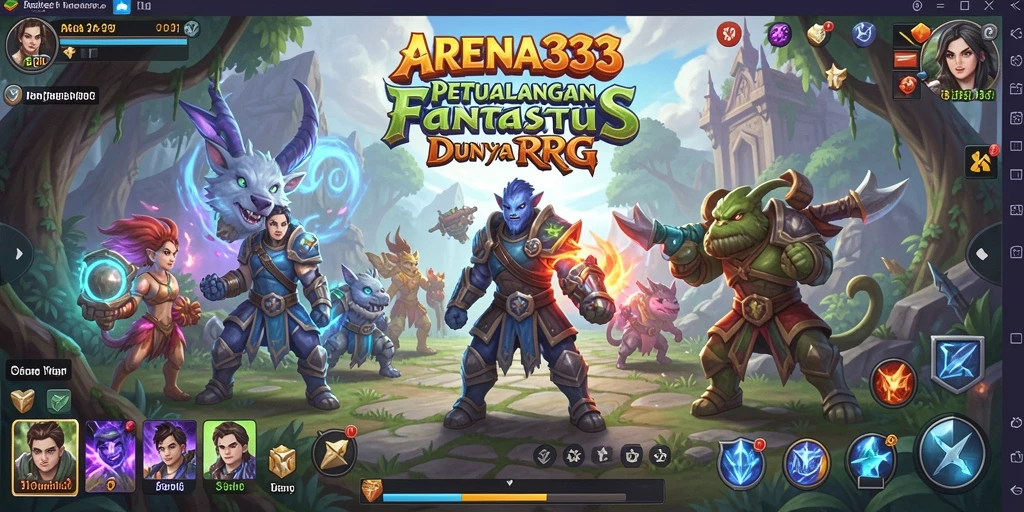 Tampilan menakjubkan dari gameplay RPG yang penuh aksi.