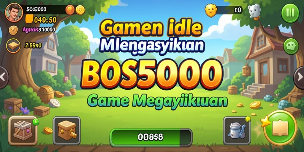 Tangkapan layar menampilkan gameplay santai dari BOS5000.
