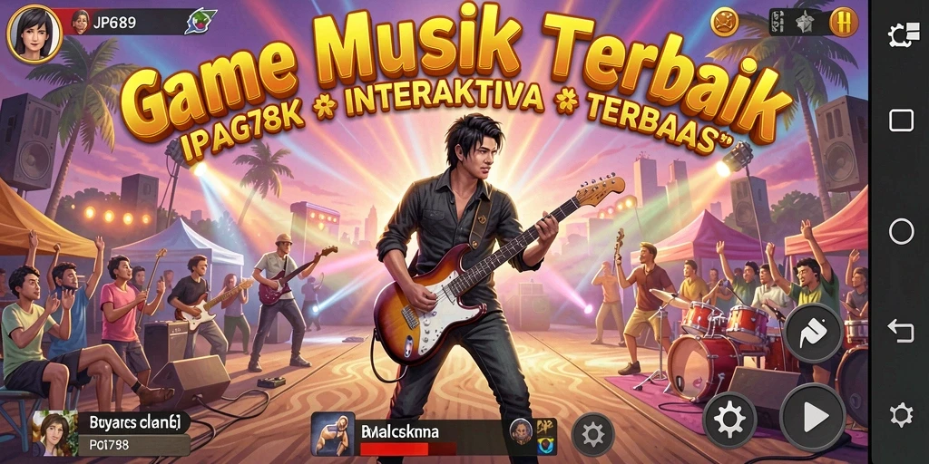 Tampilan gameplay seru di JP6789 dengan berbagai lagu menarik.