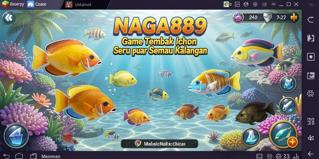 Gameplay seru menembak ikan di NAGA889.