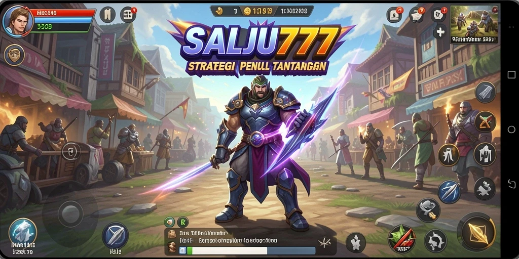 Tampilan dinamis dari gameplay SALJU777 yang penuh strategi.