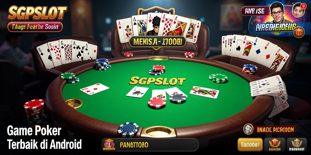 Tangkapan layar gameplay menarik dari SGPSLOT dengan suasana Poker yang intens.