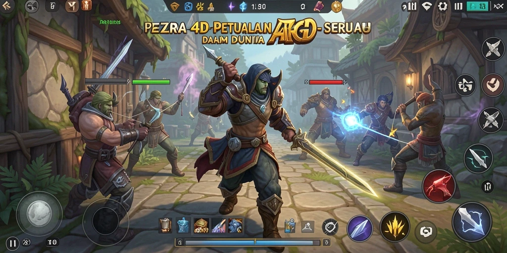 Tampilan mendebarkan dari pertempuran dalam ZARA4D.